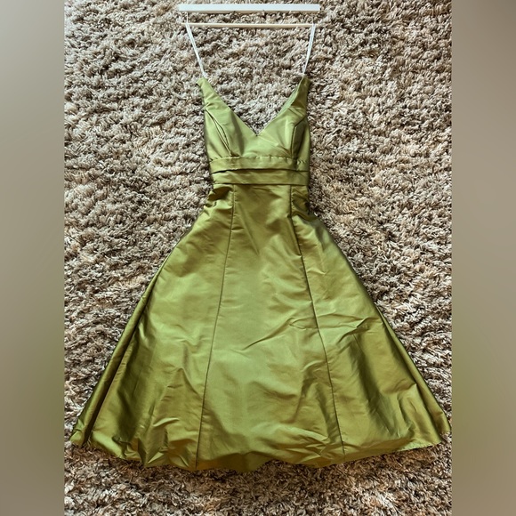 David's Bridal | Dresses | Olive Green Davids Bridal Bridesmaid Dress Size  2 New With Tags | Poshmark